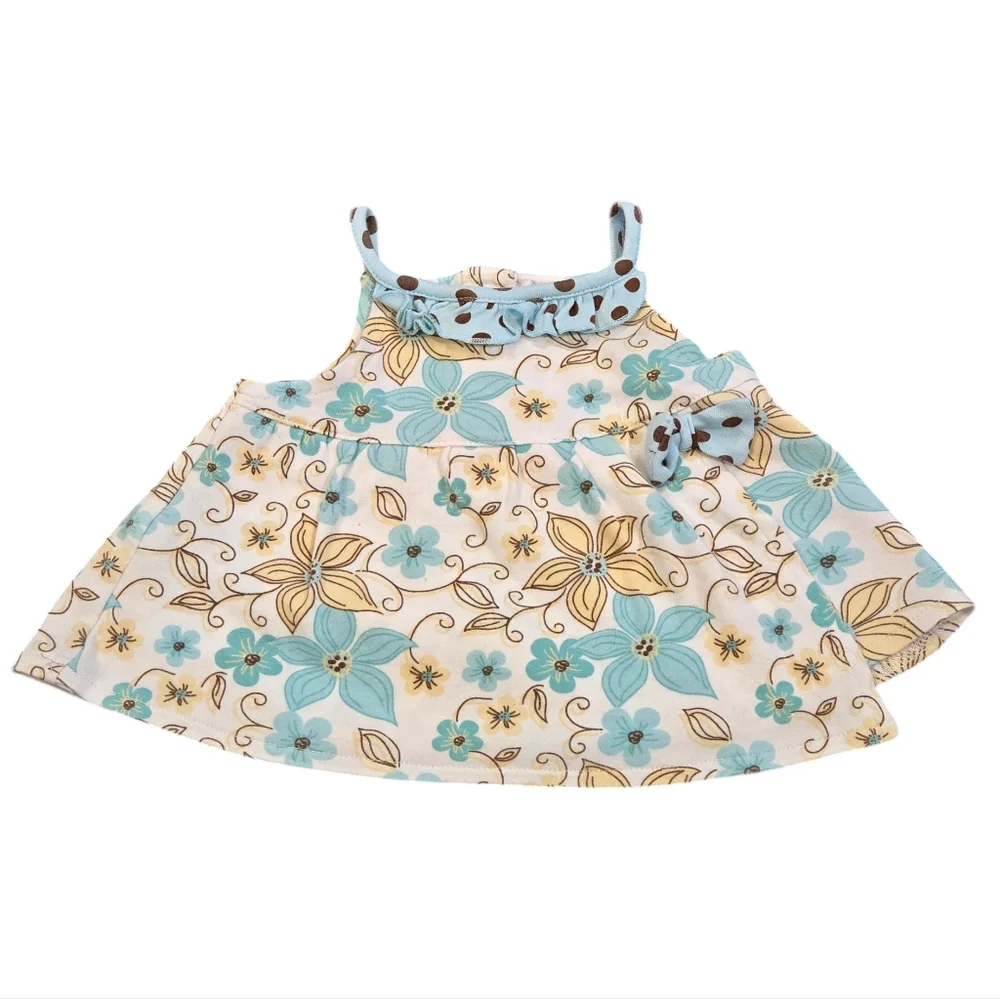 Tumble Tumble floral print tunic tank top 3/6M